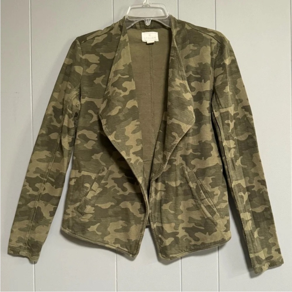 Caslon Olive Camo Utility Jacket